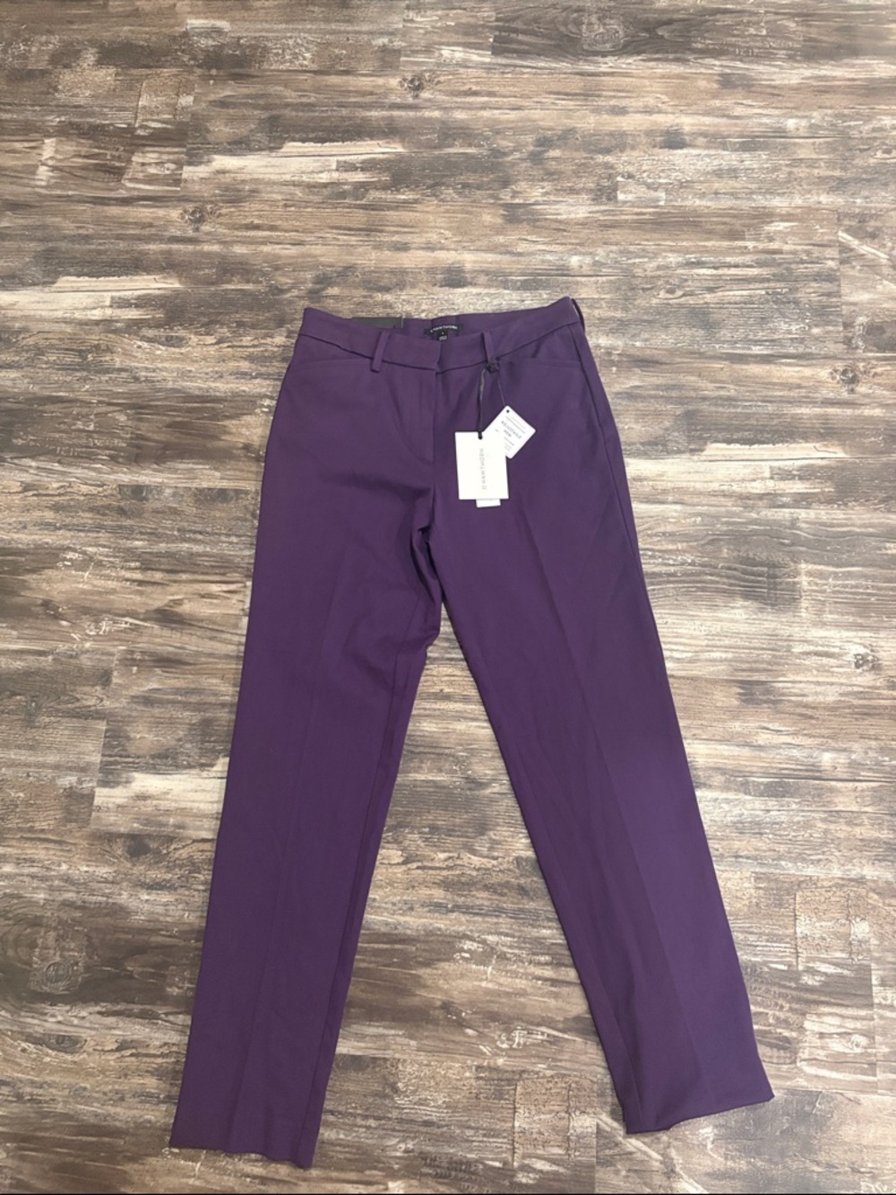 41 Hawthorn Purple Straight-Leg Dress Pants